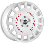 OZ rally racing race white red lettering race white red lettering 17"(W01A5020033)