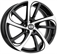 Elite Wheels Storm Black & Polished 18"
             EW428289