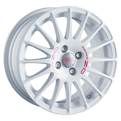 OZ superturismo gt race white red lettering 15"
             W0190520033